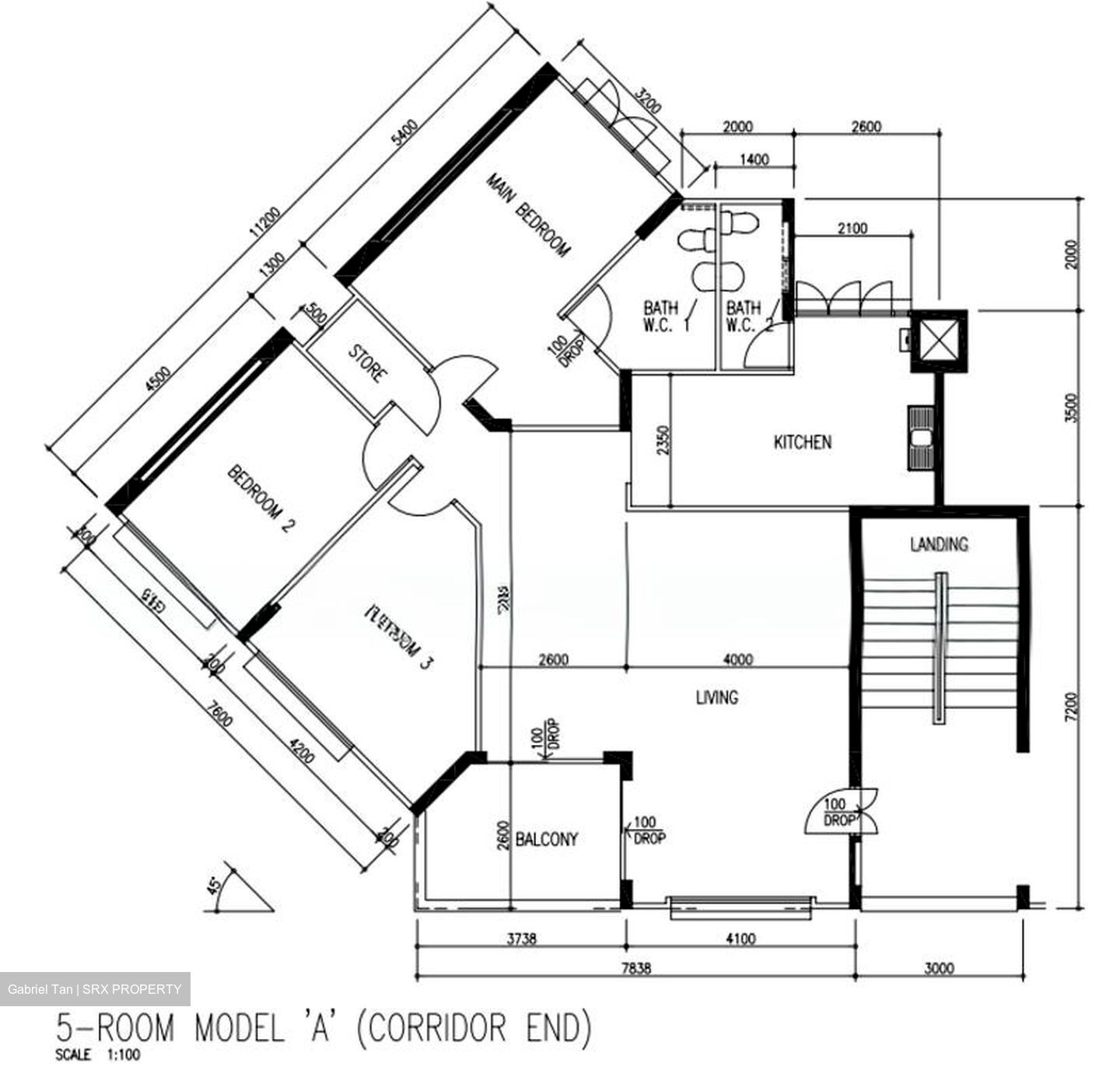 Blk 401 Hong Kah Court (Jurong West), HDB 5 Rooms #570160721